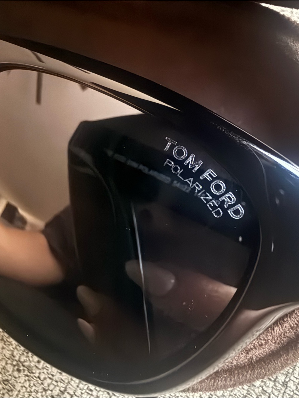 Tom Ford Kendel Polarized Sunglasses TF1076 01M Black 54mm TF1076 - Picture 6 of 11
